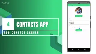 Contacts App in Jetpack Compose using Kotlin | Part 4 - Add Contact | Android Knowledge