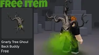 Free Roblox Gift Card Items! How To Get Gnarly Tree Ghoul Back Buddy | Roblox Gift Cards
