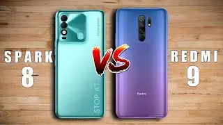 Tecno Spark 8 vs Redmi 9