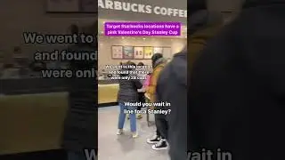 Target Starbucks Stanley Cup for 2024 Brought In Crowds and Long Lines | Stanley Valentines Day Cup