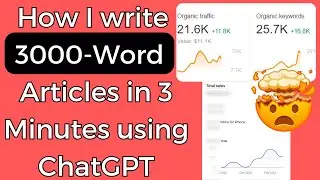 🔥 Ultimate ChatGPT Long-Form Content Creation Prompt for SEO