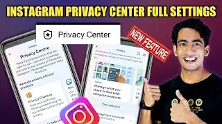 Instagram Privacy Center Full Settings | Instagram Privacy Center Kya Hai | Instagram Privacy Center