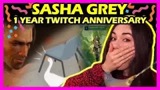 Sasha Grey's 1 Year Twitch Anniversary