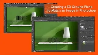 Creating a 3D Ground Plane to Match an Image in Photoshop