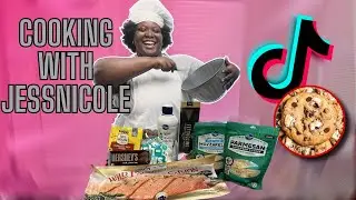 COOKING WITH JESSNICOLE: VIRAL BIGBACK COOKIES + CAJUN SALMON + PASTA