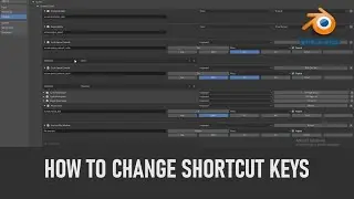 Blender Tutorial: CHANGE SHORTCUTS KEY