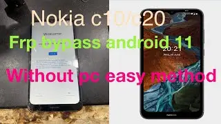 Nokia c10/c20 frp bypass 100% working easy method