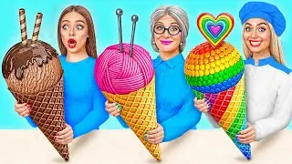 Reto De Cocina Yo vs Abuela | Deliciosos Trucos de Cocina por Multi DO Smile