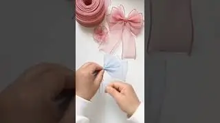 DIY Hair Bow Tutorial: Fabulous Styles with Organza Ribbons! 🎀💁‍♀️