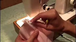 Как вшивать не разъёмную молнию