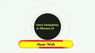 filmora 13 me template kaise banaye  | Filmora 13 intro template | filmora 13 course playlist