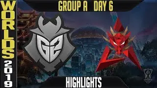 G2 vs HKA Highlights | S9 Worlds 2019 Group A Day 6 | G2 Esports vs Hong Kong Attitude