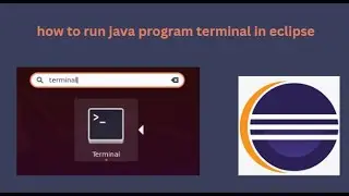 how to run java program in terminal || how to run java program terminal in eclipse