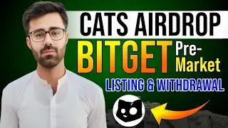 How To Earn Cats Token Airdrop || CATS Listing & TGE in September || Cats Token Pre-Market On Bitget