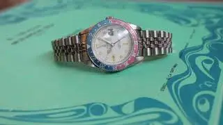 The Aged Tiger Pan AM GMT | White Wristwatch Visual