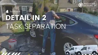 How to detail a car in two people - Live detail w/ Wings Mobile Detailing