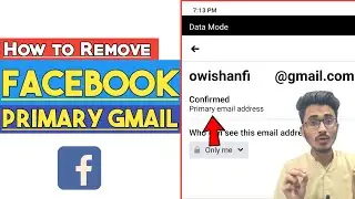 How to Remove Primary Email in Facebook | Facebook Say Primary Gmail Kaise Remove Kare