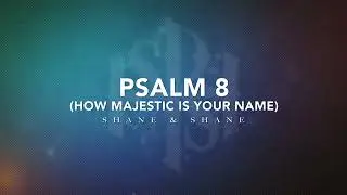 Psalm 8 (How Majestic) [Live] | Official Lyric Video | Shane & Shane