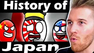 History of Japan Explained by COUNTRYBALLS... (Stateballs Reaction)