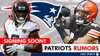 Calvin Ridley SIGNING Soon? Patriots Free Agency Day 1 Tracker: Mike Onwenu, Jacoby Brissett