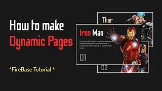Firebase tutorial : How to make dynamic pages with firebase |🔥🔥 Awesome dynamic page with nodejs
