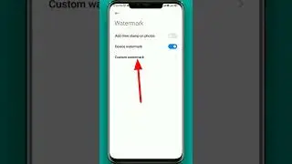 How to customise camera watermark in android || camera watermark pa apna name kaise likhe 