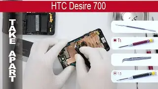 How to disassemble 📱 HTC Desire 700, Take Apart, Tutorial