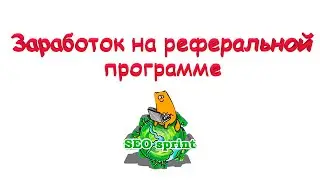 Заработок на реферальной программе SEOsprint: перспективы и инструкция