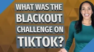 What was the blackout challenge on TikTok?