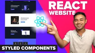 React Website Using Styled Components - Beginner React JS Project Fully Responsive