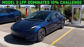 Tesla Model 3 RWD (LFP) Is Pure Magic In Our 10% EV Road Trip Challenge!