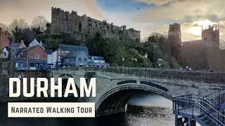 DURHAM | 4K Narrated Walking Tour | Let's Walk 2021