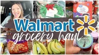 WALMART GROCERY HAUL | FAMILY OF 5 | WEEKLY GROCERY HAUL + MEAL PLAN