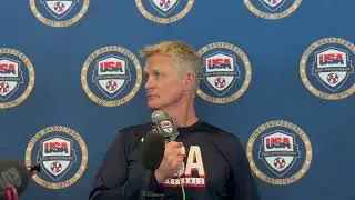 Steve Kerr gives an update on KD, who will not play vs Canada