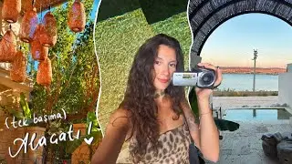 tek başıma Alaçatı'ya gittim | kendimle baş başa 3 gün 💌