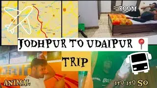 Jodhpur To Udaipur 📍Trip by Bus 🚍In Night 🌃 | Vlog. 132 part. 1 | #udaipur #udaipurvlogs #bus #trip