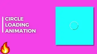 🔥HOW TO MAKE A CIRCLE LOADING ANIMATION USING HTML AND CSS.? 🔥