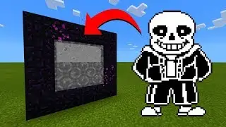 How To Make A Portal To The Undertale Dimension in Minecraft!