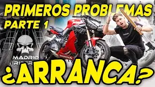 🔧  ARREGLO la CBR de SUBASTA | Primeros PROBLEMAS  | 🏍️ Madrid Riders 🏍️