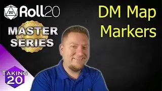 Roll20 Master Series - How to Create DM Map Markers for FREE