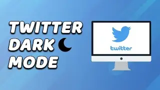 How To Make Twitter Dark Mode (EASY!)