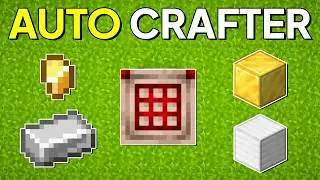 Minecraft Automatic Crafter for IRON and GOLD Farms 1.21