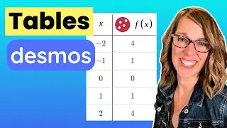 Complete Guide to Tables in Desmos