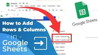 How to Insert Rows or Columns in Google Sheets