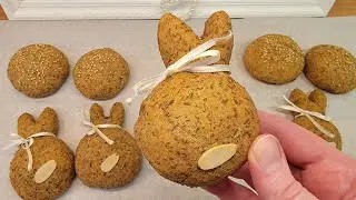 Gluten Free Lentil Buns with a Twist: Easter Lentil Bunny Bun Recipe