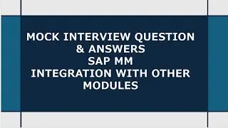 interview question on integrating sap mm and sap fico | sap mm sap fico integration point | obyc