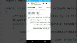 AIDE Tutorial - Android App (Options Menu)