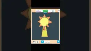 Speed Drawing a Mr. Sun Sprunki in Speed Draw Roblox #art #roblox #speeddraw