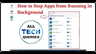 How to Stop Programs from Running in the Background in Windows 10