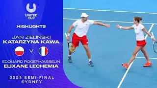 Zielinski/Kawa v Roger-Vasselin/Lechemia Highlights | United Cup 2024 Semifinal